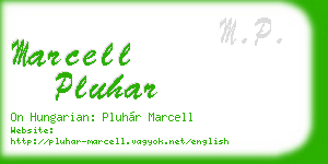 marcell pluhar business card